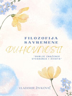 cover image of Filozofija savremene duhovnosti